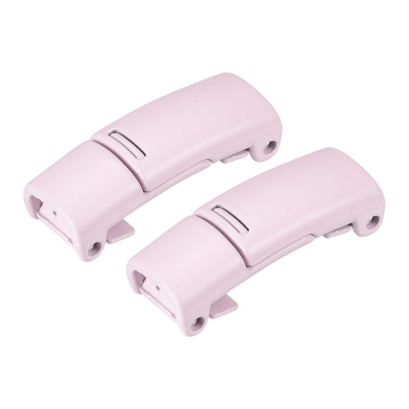 Uxcell 27 x 11 x 8mm Zinc Alloy Magnetic No Tie Lock Shoelace Buckle Pink 3 Pair