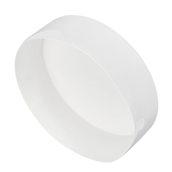 Uxcell 275mm(10 13/16") ID Rubber End Caps, Round Vinyl Plug Insert Plastic End Caps for Tubing, Fence, Pipe Post, Furniture, Railing, White, 80mm Height