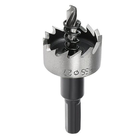 Uxcell 27mm HSS Hole Saw Drill Bit Opener for Stainless Steel Alloy Metal