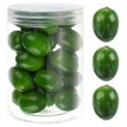 thumbnail image 1 of Uxcell 27pcs Artificial Lemon Faux Lemon Fruit Crafts Wedding Home Table Decoration Craft Supplies Green, 1 of 6