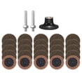 thumbnail image 1 of Uxcell 27pcs Quick Change Discs Set 2" Roll Lock Sanding Discs with 1/4" Shank Pad Holder Coarse Grit for Polish Rust Removal, 1 of 7