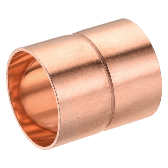 Uxcell 28.6mm Straight Copper Pipe Coupling Connecting Adapter Solder Connection for Plumbing