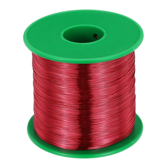 Uxcell 28 AWG Magnet Wire, 28 Gauge Enameled Copper Wire, 1 lb Magnetic Coil Wire for Transformer, Motor, Electric, 155C(311F)