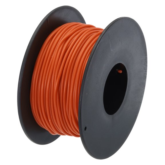 Uxcell 28 Gauge Silicone Wire 28AWG Electrical Wire Stranded Tinned Copper High Temp Hookup Spool 98.4ft Orange