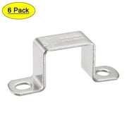 Uxcell 28 x 32mm 304 Stainless Steel U Shaped Connector Bracket 6 Pack