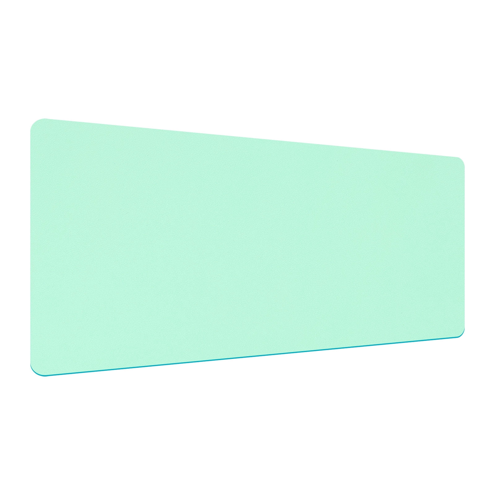 Uxcell 27.56"x13.78" Desk Mat Protector, PU Leather Dual Side Waterproof Mouse Pad Writing Mat for Office Home, Blue, Green