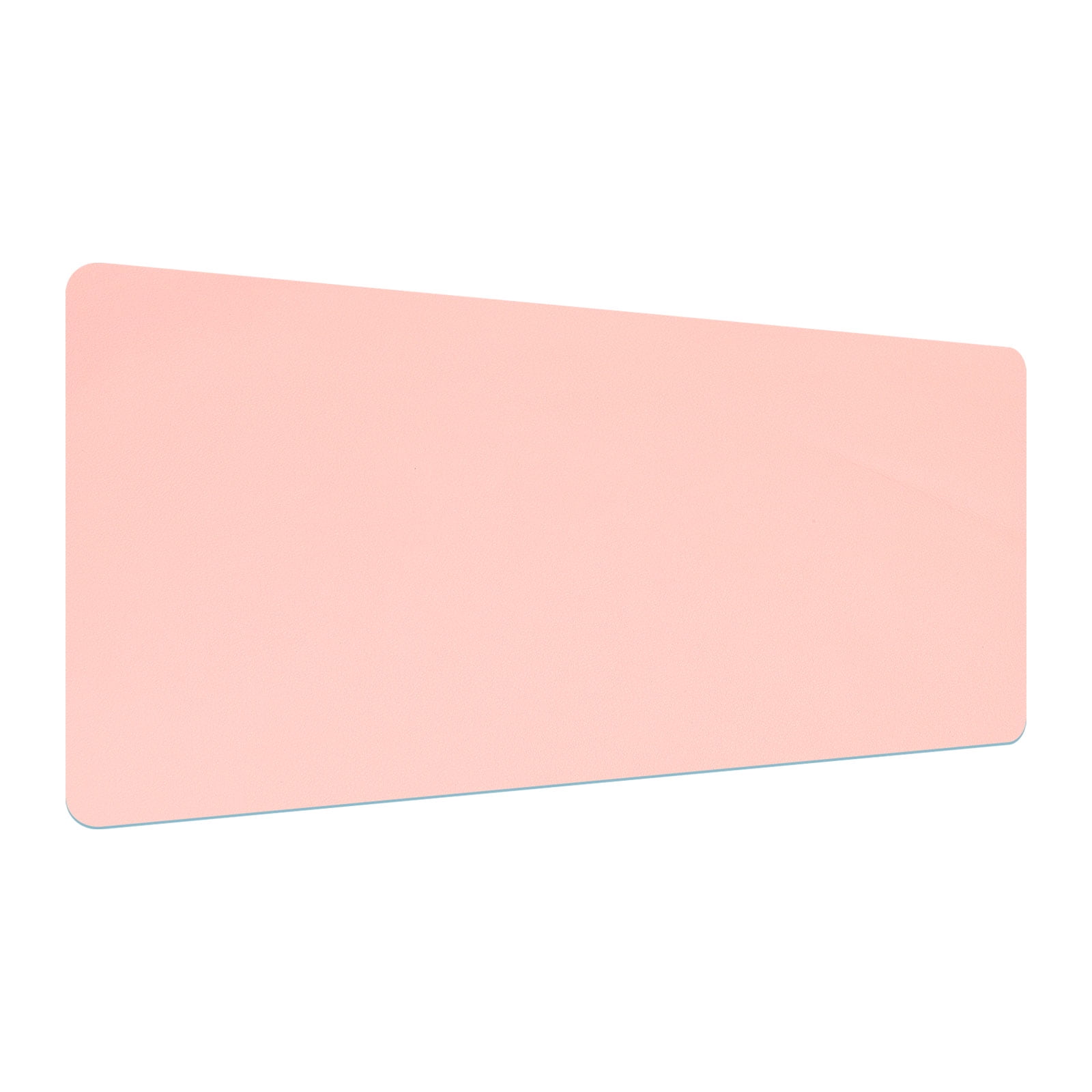 Uxcell 27.56"x13.78" Desk Mat Protector, PU Leather Dual Side Waterproof Mouse Pad Writing Mat for Office Home, Blue, Pink