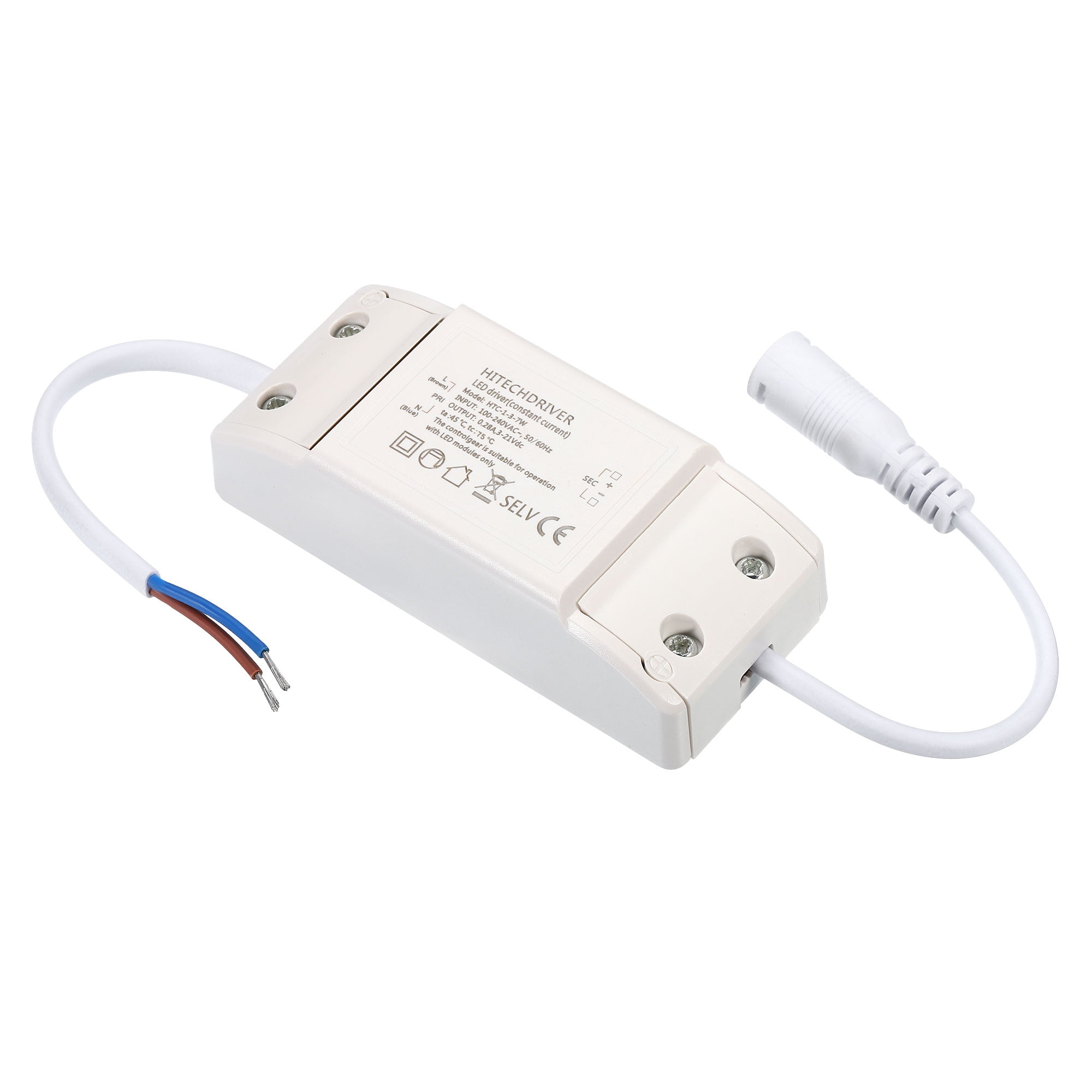 Uxcell 280mA LED Driver AC 100240V Output 321V DC Female Connector ...
