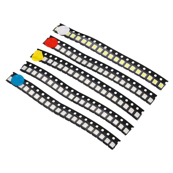Uxcell 2835 Surface Mount Diode, 1.83V Light Emitting Diodes Chips, 5 Colors,100Pack