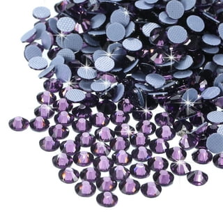 25000Pcs Purple AB Rhinestones, SS10/SS16/SS20 Purple Rhinestones Flatback,  Purple Crystal Rhinestones, Purple Rhinestones Bulk, Purple Rhinestones