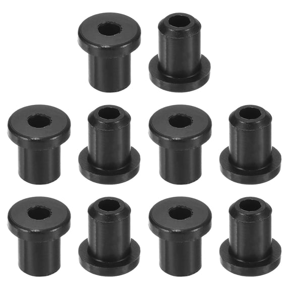 Uxcell 12Pack Rubber Grommets 15mm Drill Hole, 10mm ID Top Hat Hole Plug Grommet
