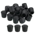 thumbnail image 1 of Uxcell 28Pcs Chair Leg Tips Caps, 1/2" Non-Slip Feet End Caps Cover, Arc Chair Leg Floor Protectors, Black, 1 of 7