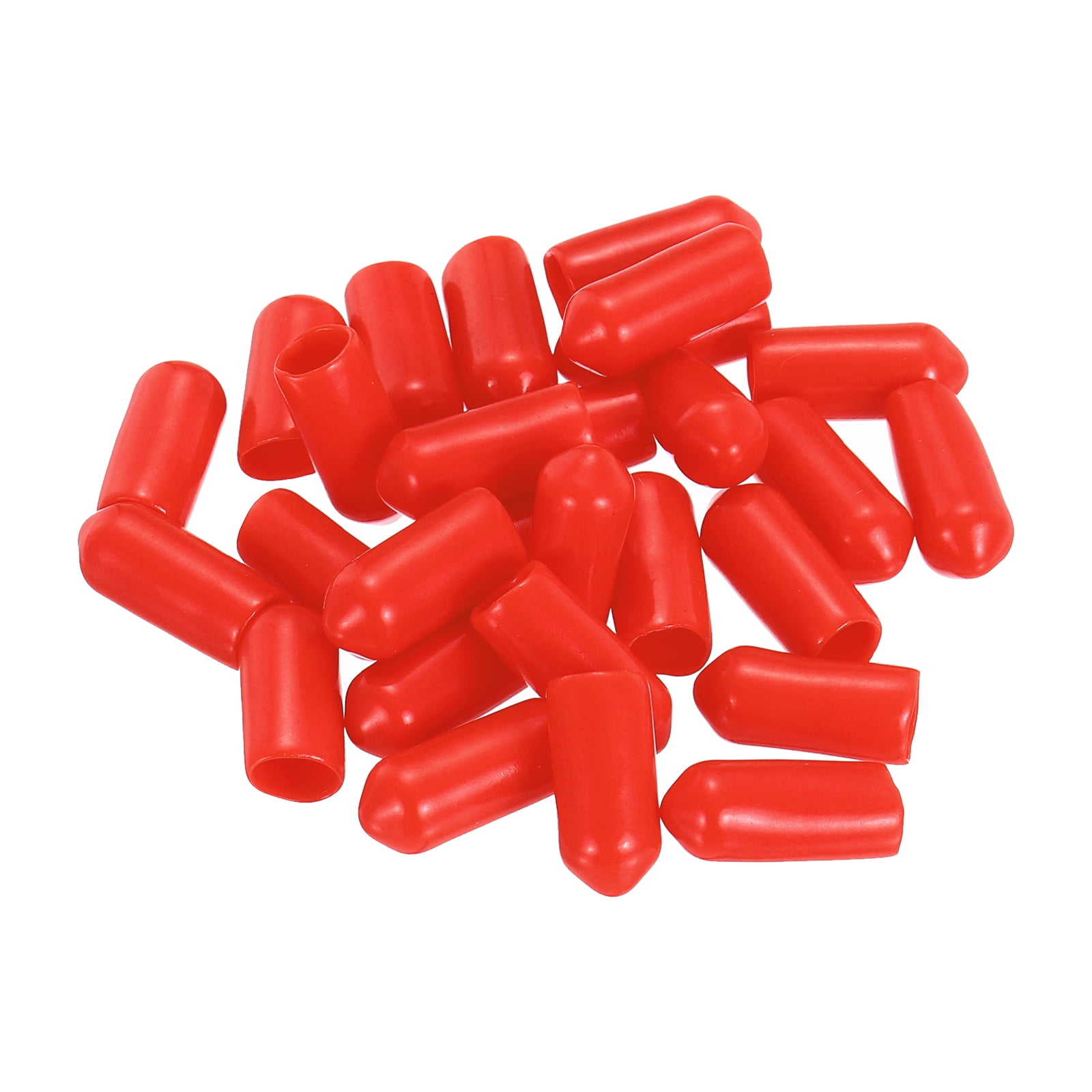 Uxcell 28Pcs Silicone End Caps, 7.5mm(5/16