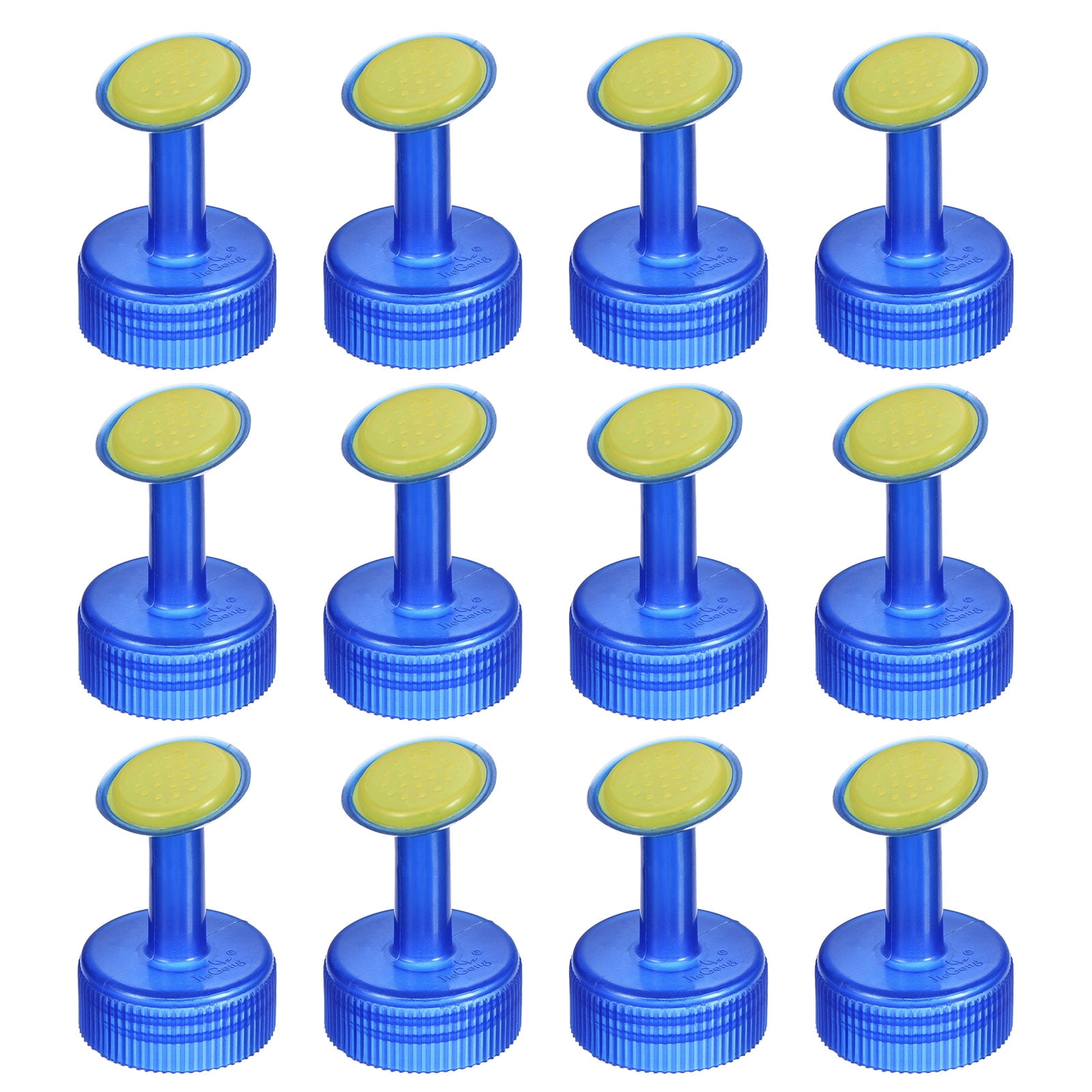 Uxcell 28mm Caliber Sprinkler Nozzle Watering Can Bottle Caps Blue 12 ...