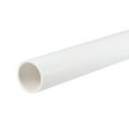 thumbnail image 1 of Uxcell Rigid Round Pipe White 1.1 x 1.26"(ID*OD) High Impact for Water Pipe Crafts Cable Sleeve, 1 of 6
