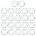 thumbnail image 1 of Uxcell 28mm Plastic Book Binding Discs Discbound Expansion Discs Binder Rings, Shine White 22 Pack, 1 of 6