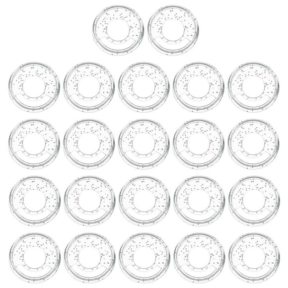 Uxcell 28mm Plastic Book Binding Discs Discbound Expansion Discs Binder Rings, Shine White 22 Pack