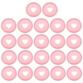 thumbnail image 1 of Uxcell 28mm Plastic Book Binding Discs Discbound Expansion Discs Heart Binder Rings, Pink 22 Pack, 1 of 6