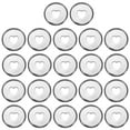 thumbnail image 1 of Uxcell 28mm Plastic Book Binding Discs Discbound Expansion Discs Plating Heart Binder Rings, Dark Silver 22 Pack, 1 of 6