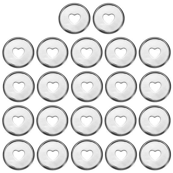 Uxcell 28mm Plastic Book Binding Discs Discbound Expansion Discs Plating Heart Binder Rings, Dark Silver 22 Pack
