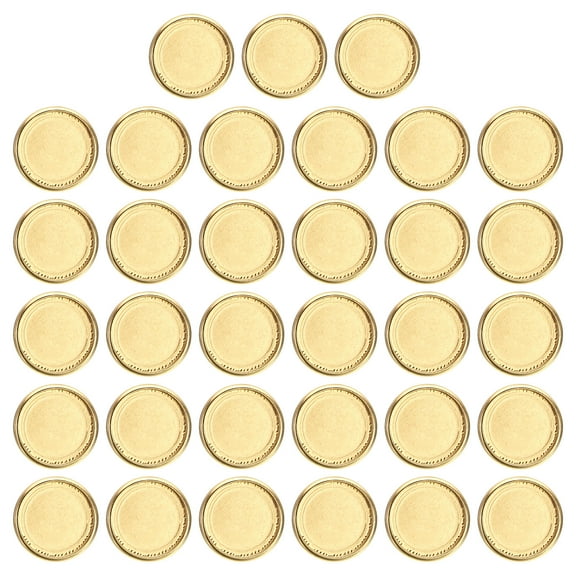 Uxcell 28mm Plastic Book Binding Discs Discbound Expansion Discs Plating Round Binder Rings, Golden 22 Pack