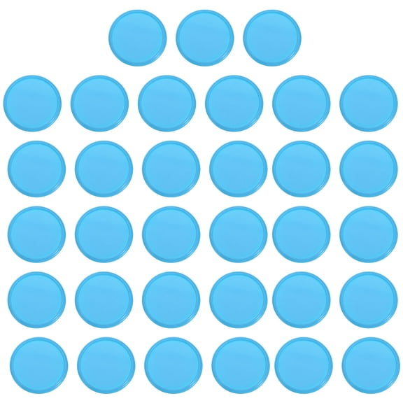Uxcell 28mm Plastic Book Binding Discs Discbound Expansion Discs Round Binder Rings, Blue 33 Pack