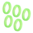 thumbnail image 1 of Uxcell 28mm Silicone Identifier Coding Tags Sleeve Key Cap Rings Cover, Green 10 Pack, 1 of 6
