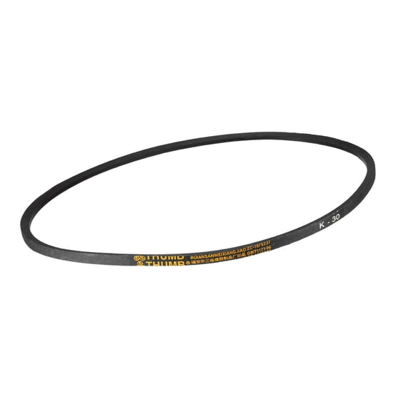 Uxcell 29.6'' Industrial Drive Machine Transmission V-Belt Rubber Black 1pcs