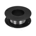 thumbnail image 1 of Uxcell 29 Gauge/0.3 mm Nichrome 80 Cr20Ni80 Heating Resistance Wire 66ft High Temperature for Electronic Components Repairing, Black, 1 of 6