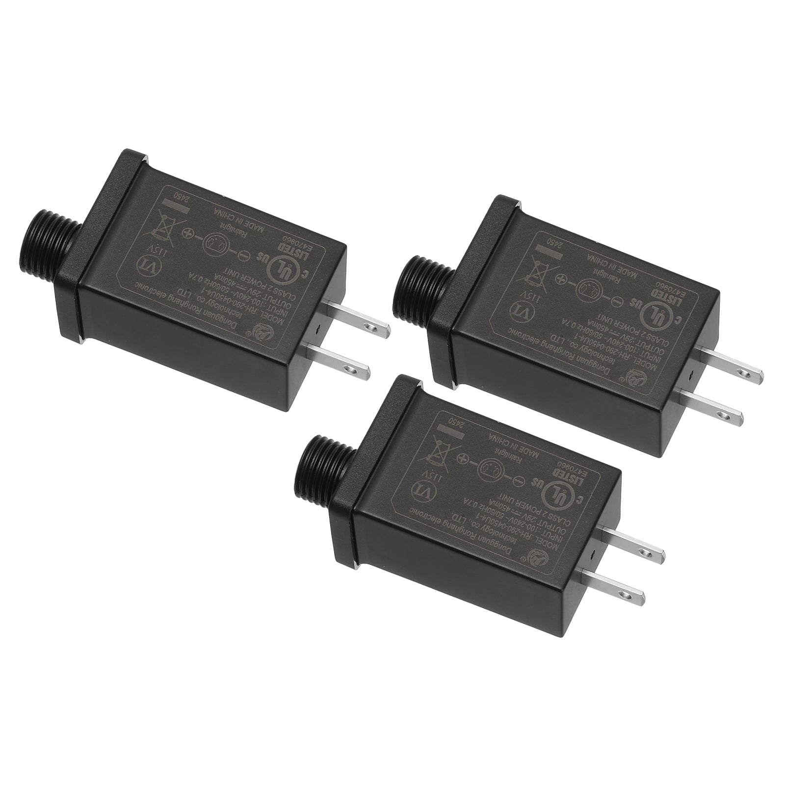 Uxcell 29V 13W LED Power Supply, 3pcs DC Low Voltage Transformer IP44 LED Driver, Black