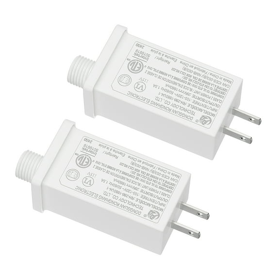 Uxcell 29V 48W LED Power Supply, 2pcs DC Low Voltage Transformer IP44 LED Driver, White