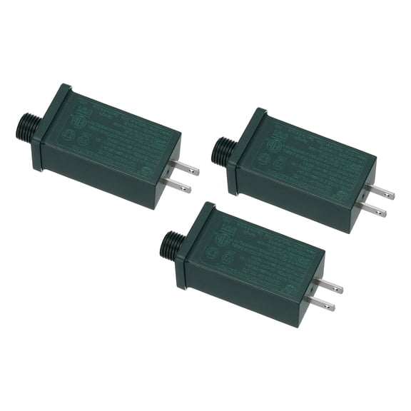 Uxcell 29V 48W LED Power Supply, 3pcs DC Low Voltage Transformer IP44 LED Driver, Green