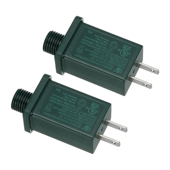 Uxcell 29V 8W LED Power Supply, 2pcs DC Low Voltage Transformer IP44 LED Driver, Green