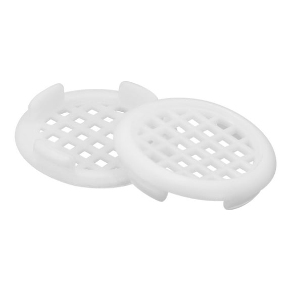 Uxcell 29mm(1-1/8") Circular Soffit Vent, 36 Pack Plastic Round Mesh Hole Air Vents White