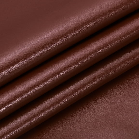 Uxcell 29x17x0.03 Inch PU Leather Book Cloth, Cowhide Grain, Dark Coffee Color