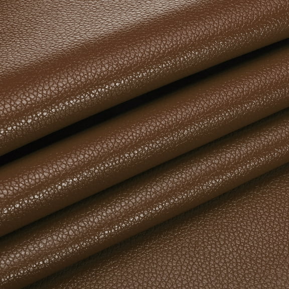 Uxcell 29x17x0.03 Inch PU Leather Book Cloth, Goat Grain, Coffee Color