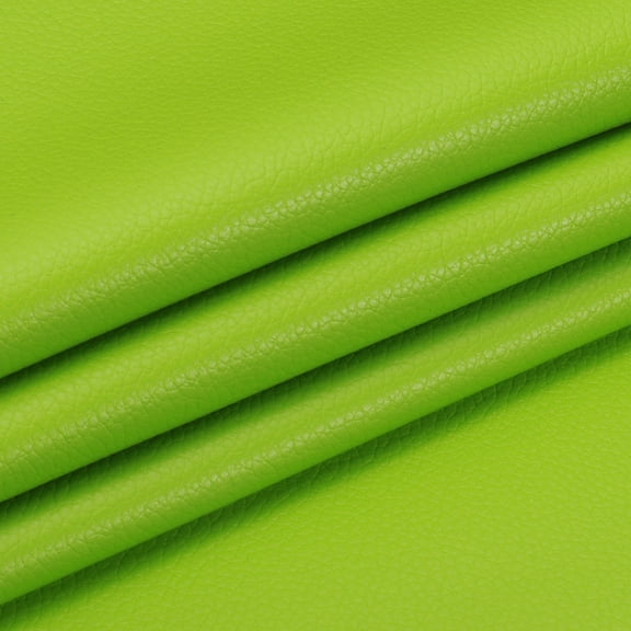 Uxcell 29x17x0.03 Inch PU Leather Book Cloth, Goat Grain, Fruit Green