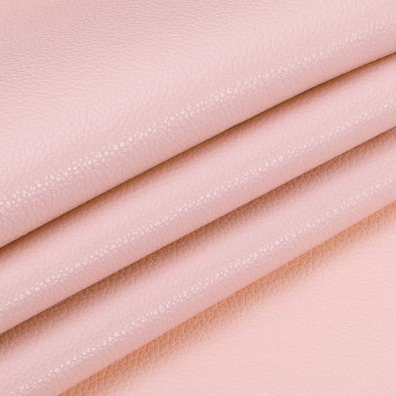 Uxcell 29x17x0.03 Inch PU Leather Book Cloth, Goat Grain, Pink