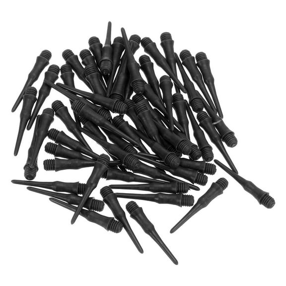 Uxcell 2BA Thread Plastic Soft Dart Tips Replacement Dart Accessories, Black 120 Pack