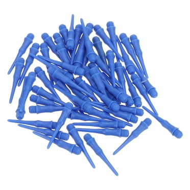 PATIKIL 90-Pack Soft Dart Tips – 2BA Thread, Navy Blue Plastic Replacement Tips