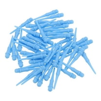 Uxcell 2BA Thread 1.1 inch Length Plastic Soft Dart Tips Replacement Dart Accessories 60 Pack PP Sky Blue