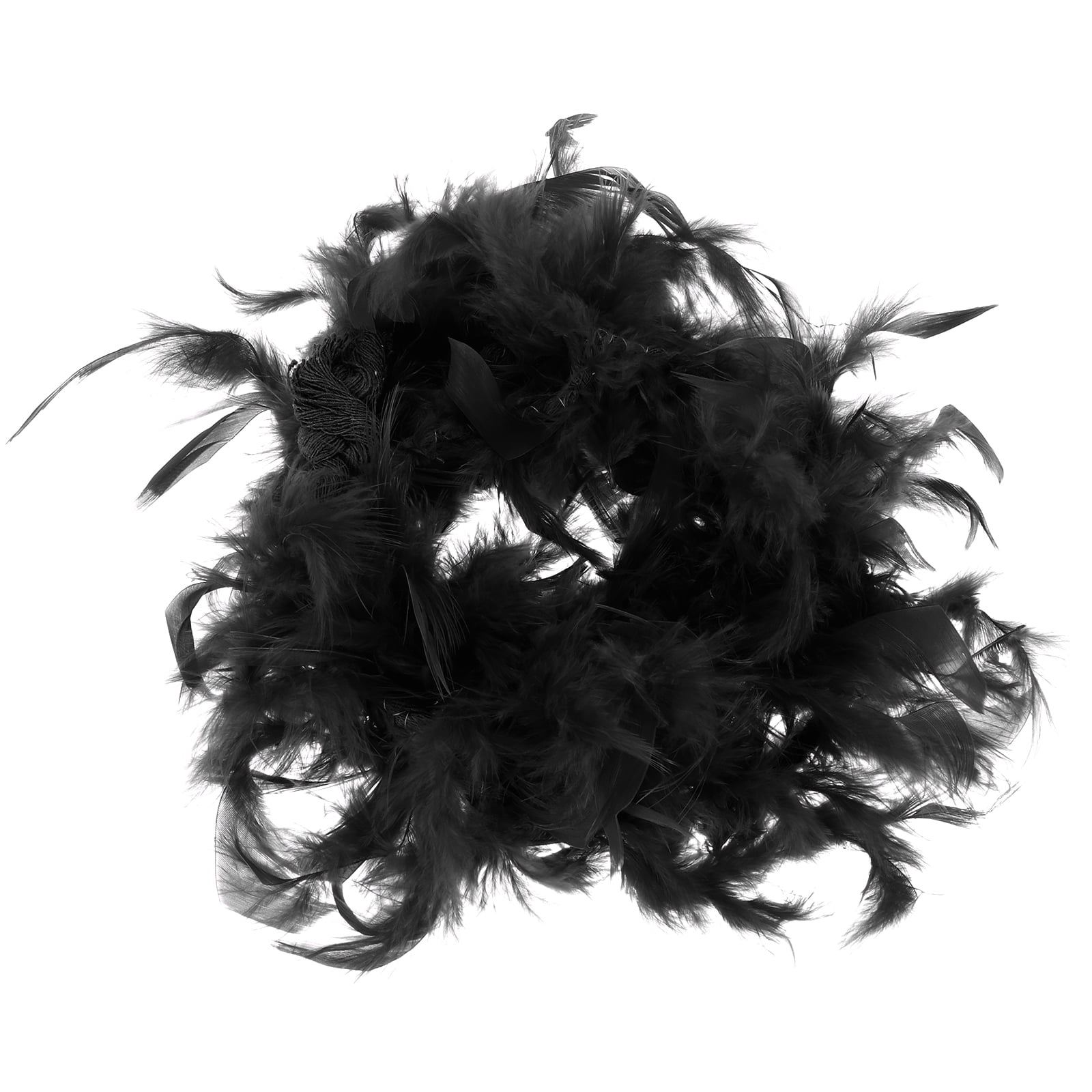 Uxcell 2M/2.18 Yards Turkey Feathers, 2 Pack Fluffy Bulk Natural Feathers for Crafts Carnival