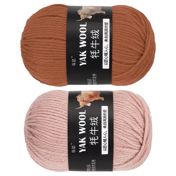 Uxcell 2PCS Crocheting Yarn,Black 3 Ply wool Yarn 200g Sport Weight Yarns Bulk Soft and Fluffy Yarns for Knitting DIY Crochet Handicraft Blankets Gift,220 Yards