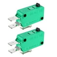 thumbnail image 1 of Uxcell 2PCS KW3-OZ 16A 125/250VAC Push Button Action Type Micro Limit Switches, 1 of 4