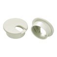 thumbnail image 1 of Uxcell 2Pack 1.38Inch/35mm Cable Hole Cover ABS Desk Cable Wire Cord Grommet, Gray, 1 of 6