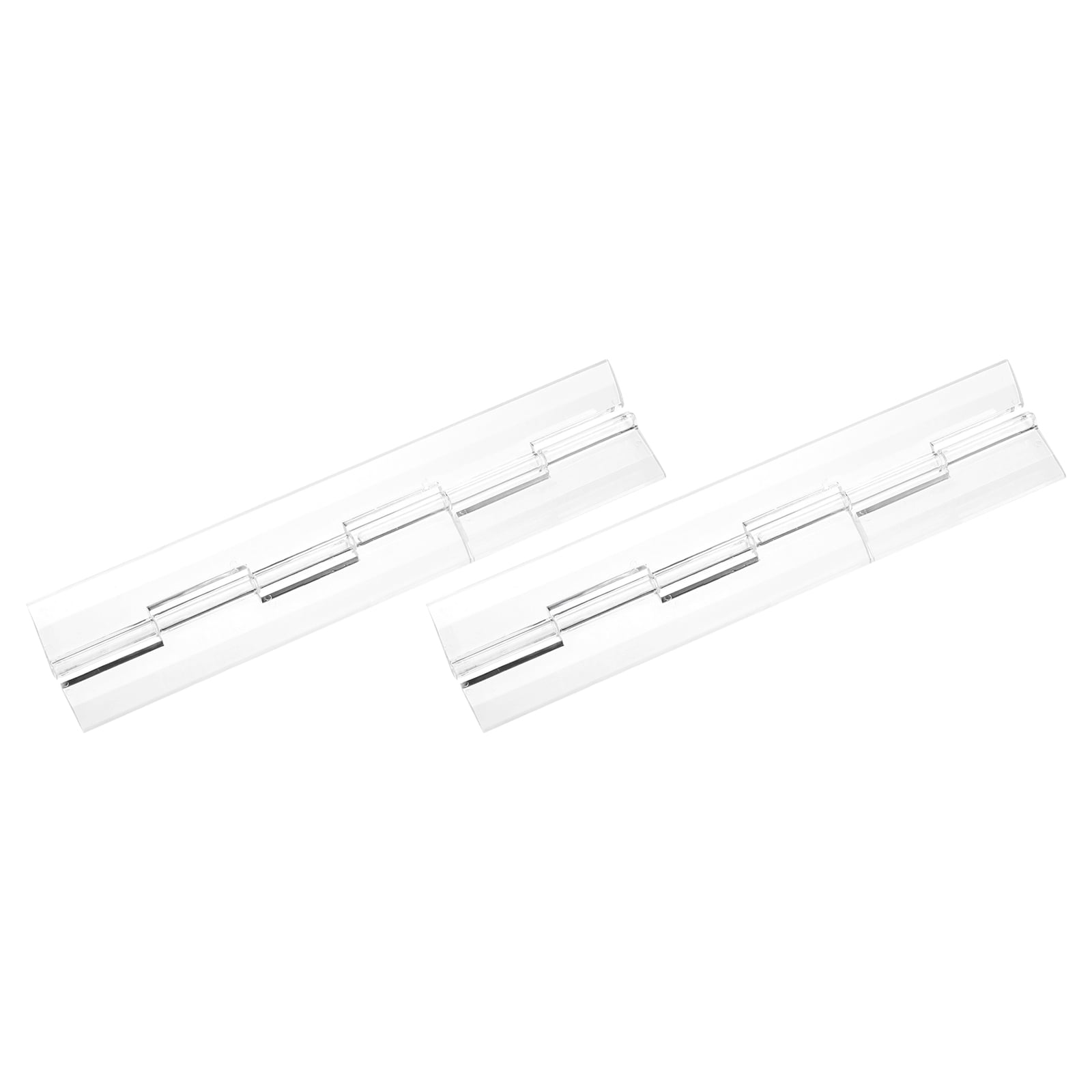 Uxcell 2Pack 200x42mm Acrylic Hinges Clear Folding Hinge Transparent ...