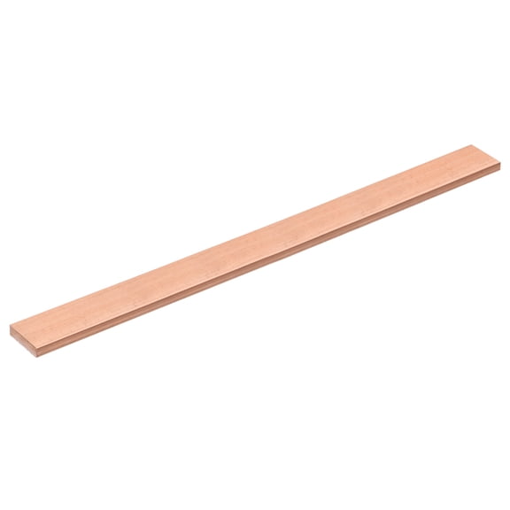 Uxcell 2Pack 2Pack Copper Flat Bar, 1/4" Thickness x 1" Width x 12" Length Copper Bar Stock