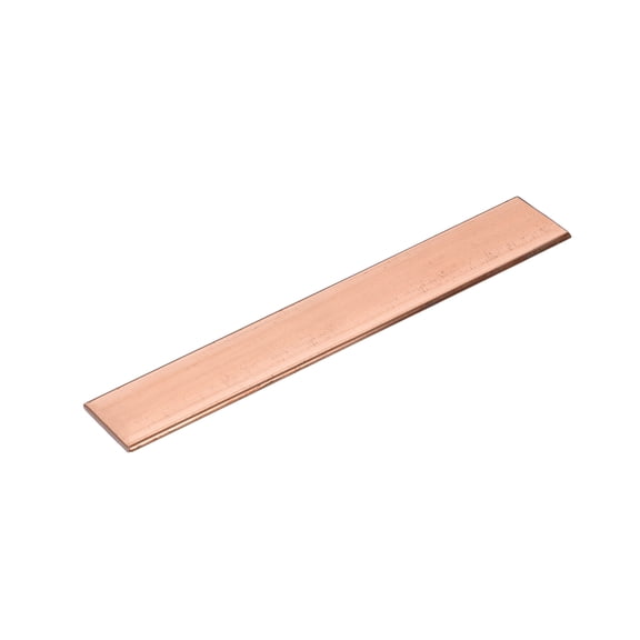 Uxcell 2Pack 2Pack Copper Flat Bar, 1/8" Thickness x 1" Width x 6" Length Copper Bar Stock