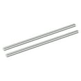 thumbnail image 1 of Uxcell 2Pack 304 Stainless Steel Rods, 12mm x 407mm Metal Solid Shaft Round Rod Lathe Bar Stock for Model Plane Cars Ship DIY Craft Metal Working, 1 of 5