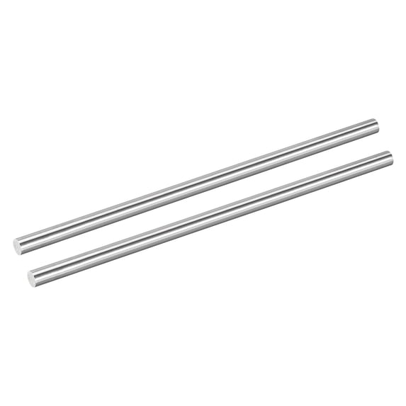 Uxcell 2Pack 304 Stainless Steel Rods, 12mm x 407mm Metal Solid Shaft Round Rod Lathe Bar Stock for Model Plane Cars Ship DIY Craft Metal Working
